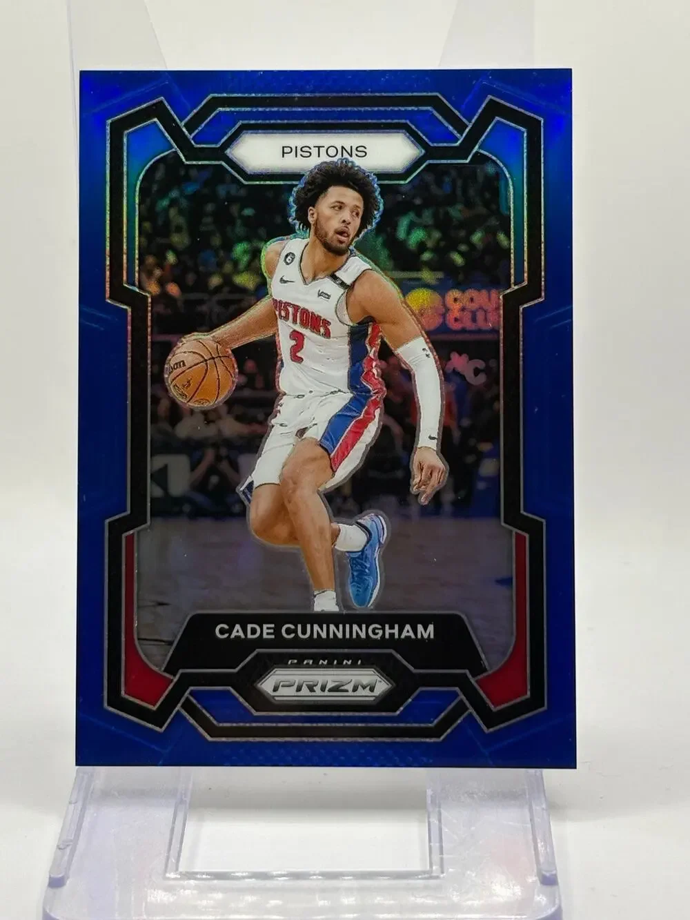 2023-24 Panini Prizm Cade Cunningham Blue  Prizm 153/199 SP Detroit Pistons